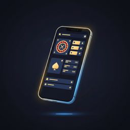 Smartphone con Amazingbet app per scommesse su Android e iOS